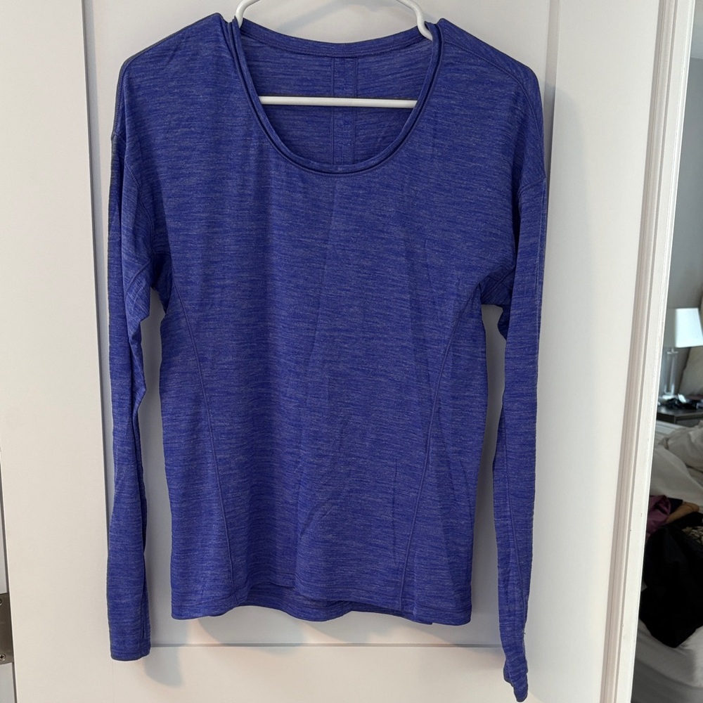Lululemon Lightweight Long Sleeve- purple/blue